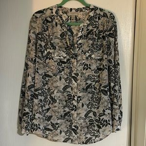 LOFT size M long sleeve blouse